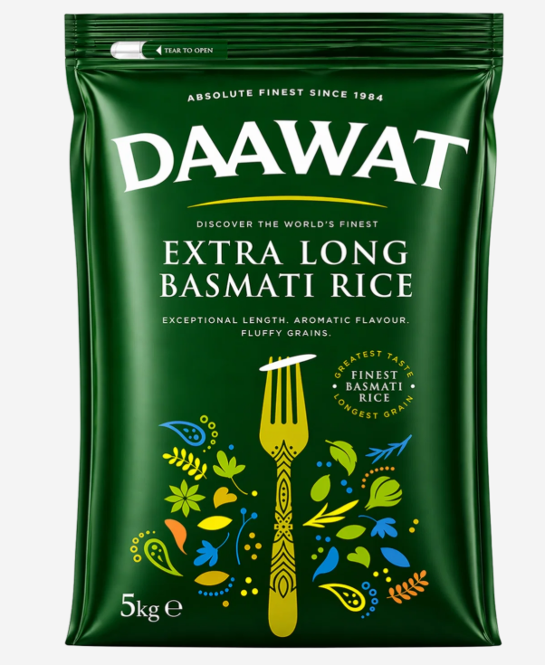 Daawat - Basmati Rice Extra Long (5kg)